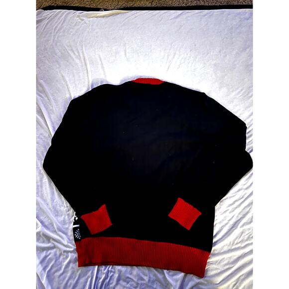 Star Wars Stormtrooper Ugly Christmas Sweater | Medium | Black & Red - Picture 2 of 4